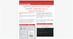 Desktop Screenshot of pdfsplit.com