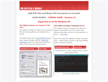 Tablet Screenshot of pdfsplit.com